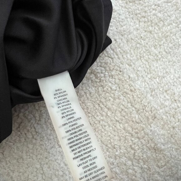 Vince Camuto Black Silver Cocktail Mini Dress 12 - Picture 10 of 10